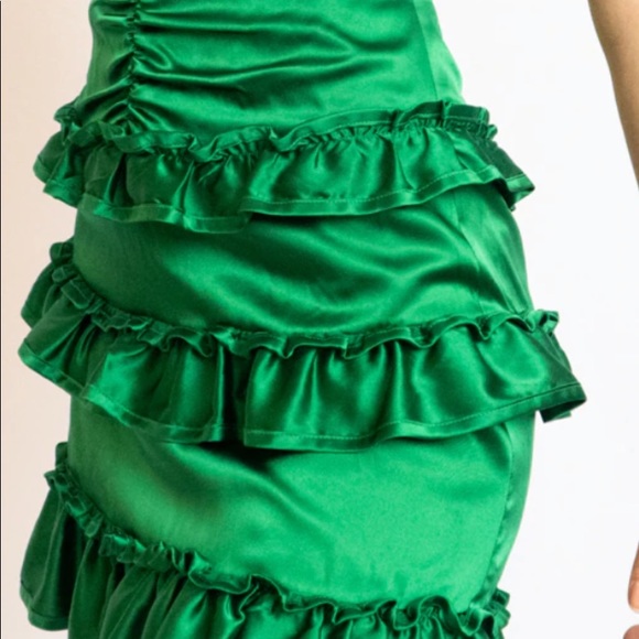 Betsey Johnson green cocktail dress  XS - Picture 7 of 7